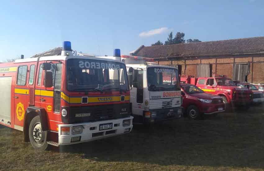 Inauguración del cuartel de Bomberos Voluntarios de San Marcial