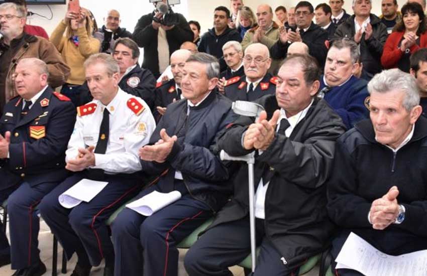 Entregaron pensiones graciables a bomberos voluntarios pampeanos