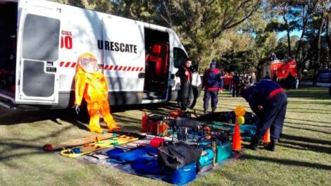Bomberos Voluntarios de Pigüé celebran su aniversario con una exhibición 