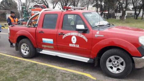 Chocó un móvil de Bomberos Voluntarios y no tenía seguro