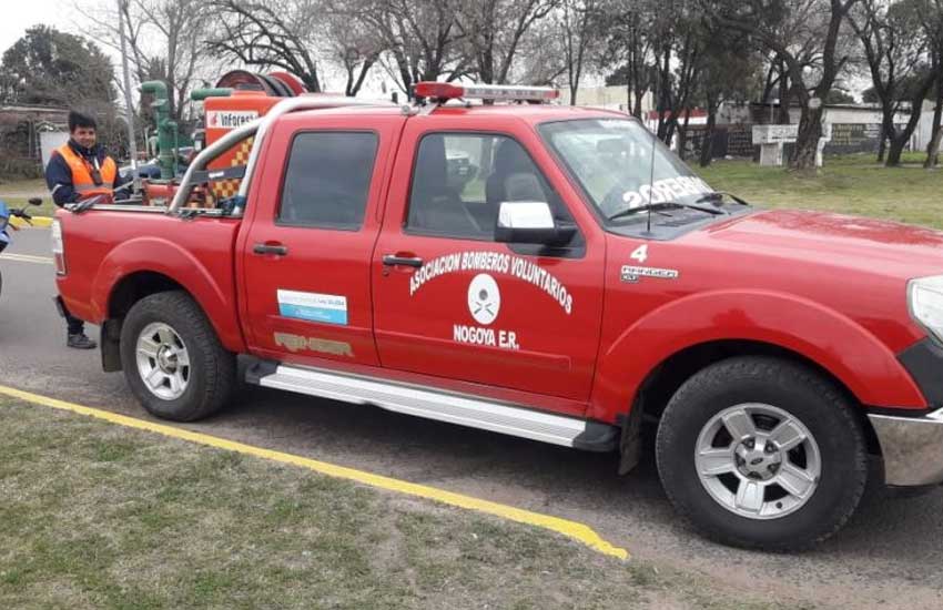Chocó un móvil de Bomberos Voluntarios y no tenía seguro