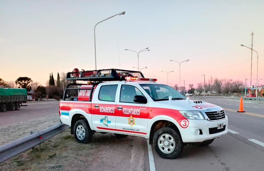Bomberos participan del Operativo Vida de Invierno