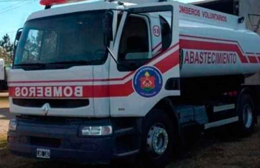 Les robaron las baterías del camión de los bomberos de Las Varillas