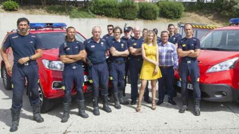 Bomberos de Burgos estrena dos nuevos vehículos ligeros
