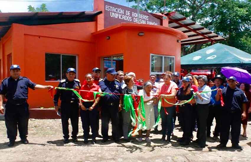Bomberos inauguran nueva estación en San Ramón
