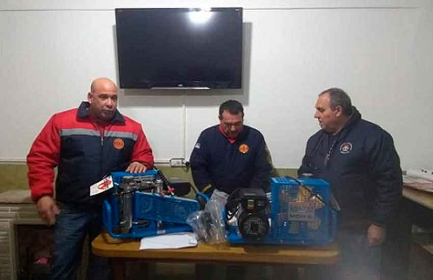 Bomberos Voluntarios de Berisso sumaron nuevo equipamiento