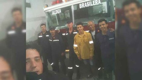 Bomberos salvó la vida de un bebé que había sufrido una broncoaspiración