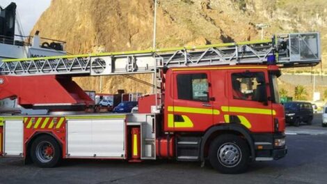 Bomberos La Palma incorpora un nuevo camión-escala