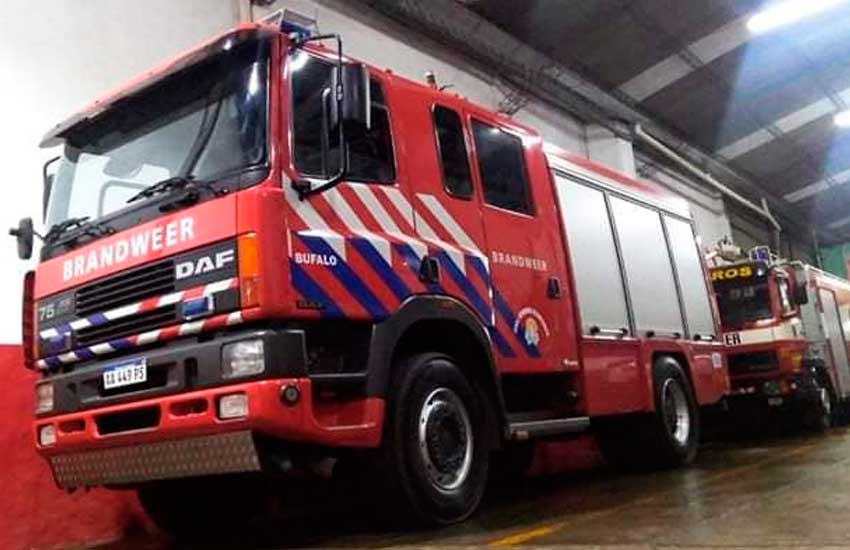 Bomberos Voluntario de Maquinista F. Savio con nuevo autobomba