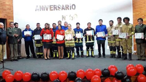 Bomberos de Chile Chico celebró 60 años al servicio de la comunidad