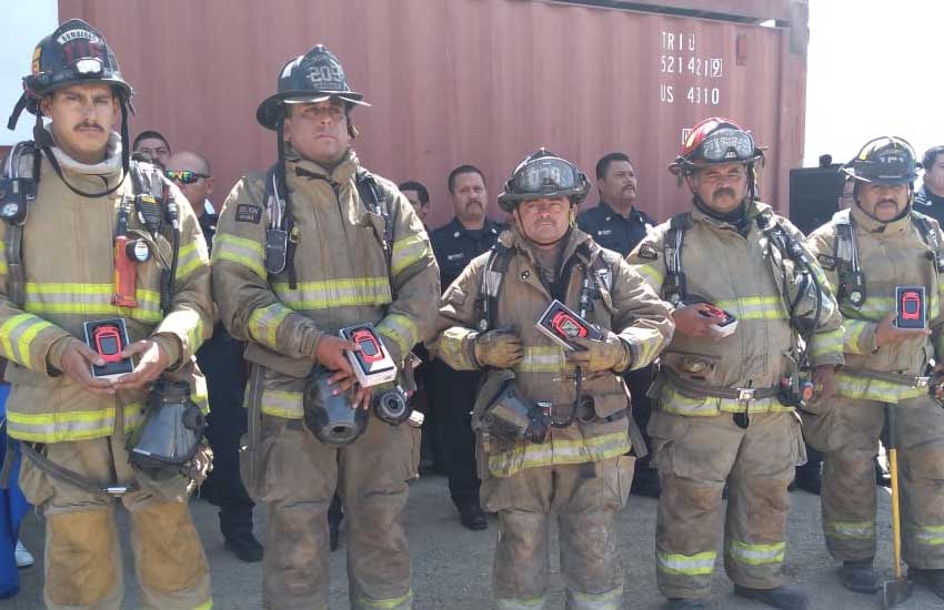 Bomberos de Tijuana se equipan con cámaras térmicas