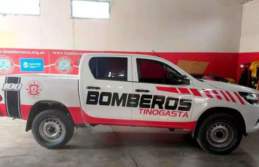 Bomberos de Tinogasta incorporó dos nuevas unidades