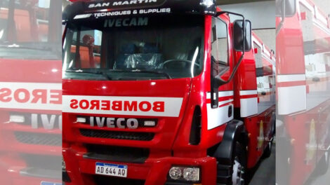 Nuevo cisterna de Bomberos Voluntarios San Martín