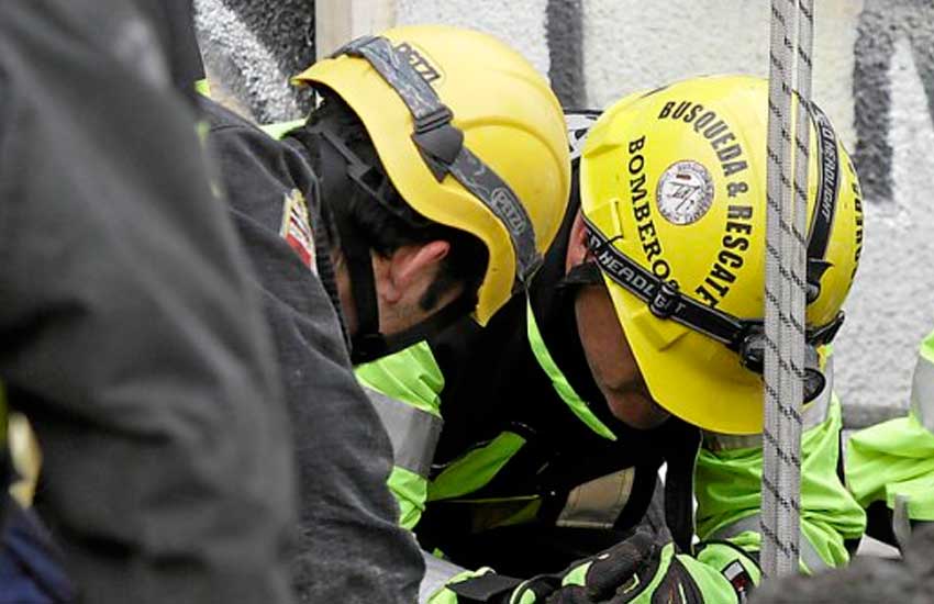 Delincuente resultó herido tras caer desde techo de cuartel de Bomberos