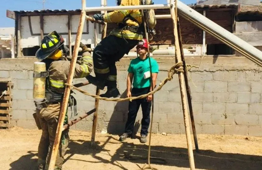 Realizan Bomberos Primera Competencia Novato del Año