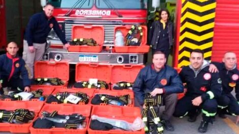 Bomberos de Berisso adquirió equipos de protección respiratoria