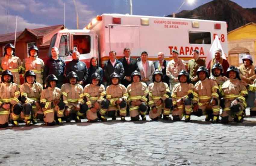 Estrenan primera Brigada de Bomberos de Parinacota