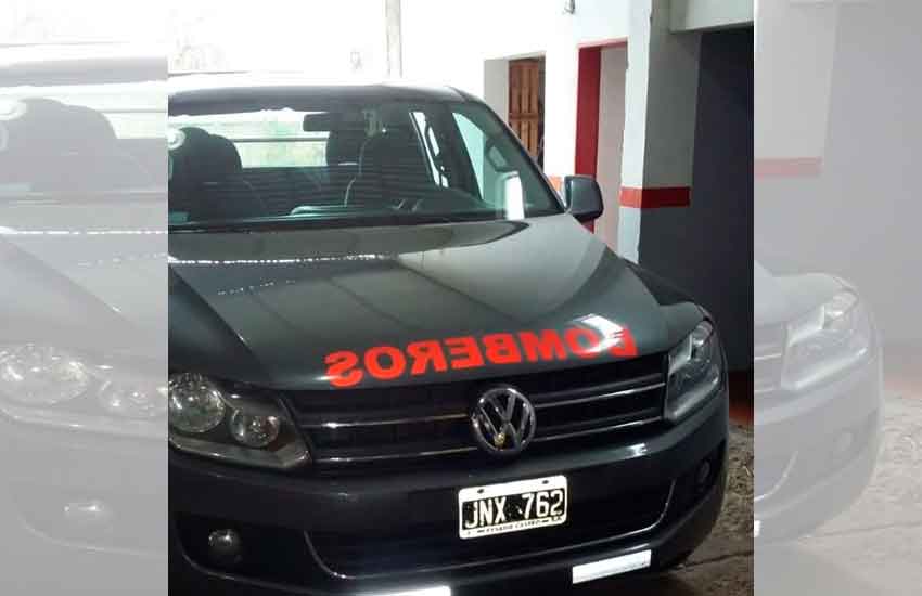 Bomberos de Pavón Arriba con Nueva unidad