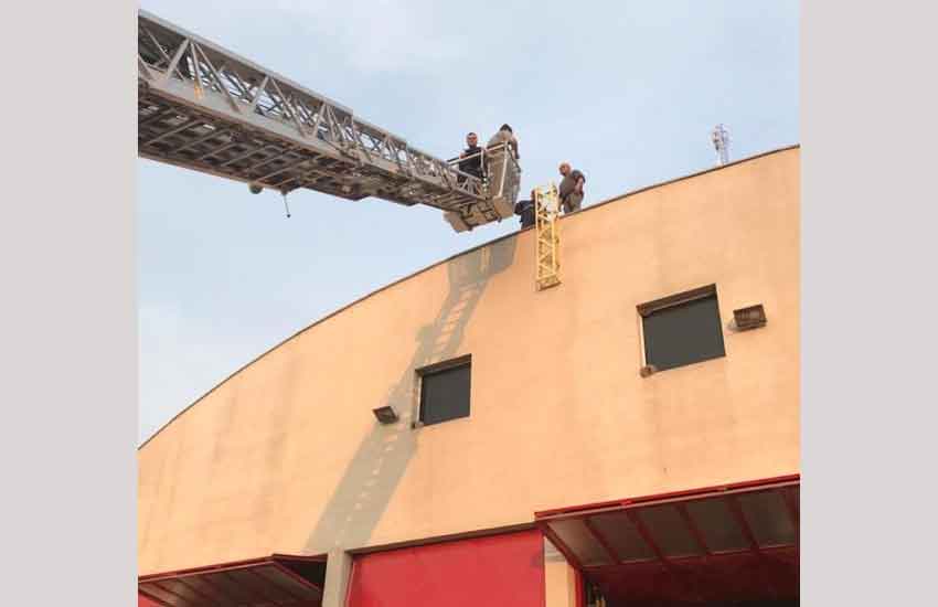 Bomberos de Villa Ramallo instaló una nueva sirena