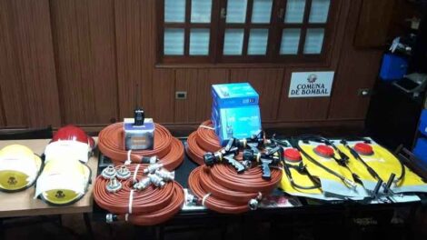 Bomberos Voluntarios de Bombal con nuevos materiales