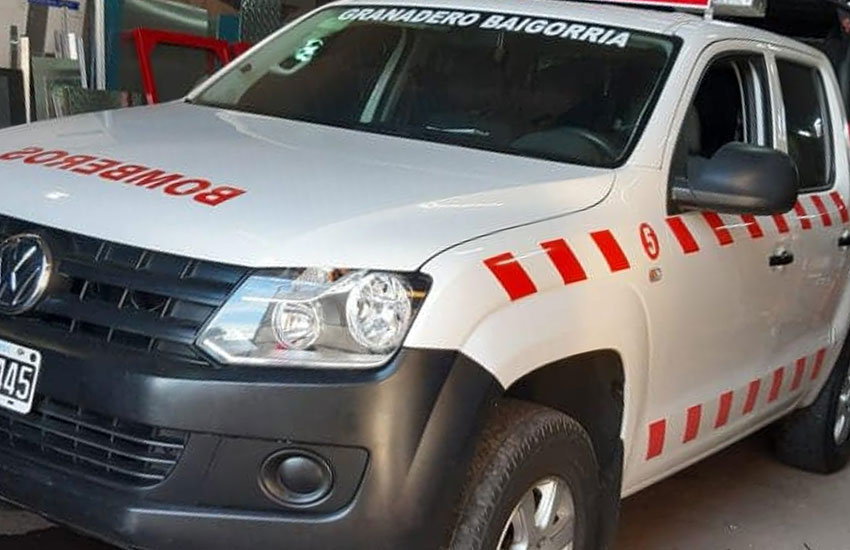Nuevo móvil para los Bomberos  de Granadero Baigorria