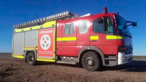 Los Bomberos de Rada Tilly presentan su móvil 21