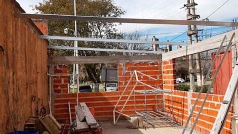 Se reiniciaron las obras en el Destacamento de Villa Zula