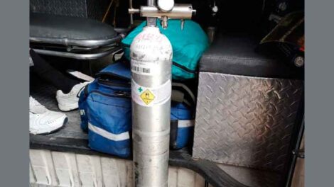 Roban cilindro de oxígeno a Bomberos Voluntarios