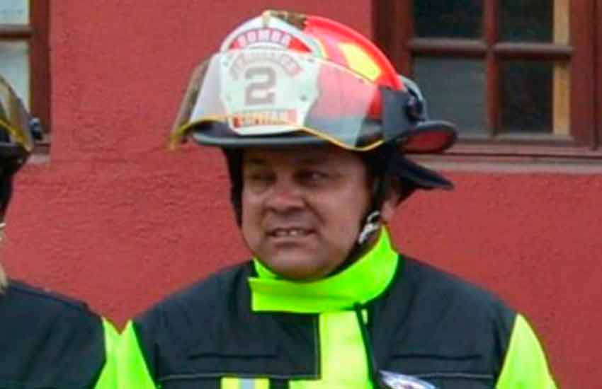Bombero se accidentó en incendio forestal en la Región de O’Higgins