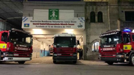 Nuevas autobombas para Bomberos de Lanús Oeste
