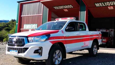 Los bomberos de Meliquina recibieron un nuevo móvil