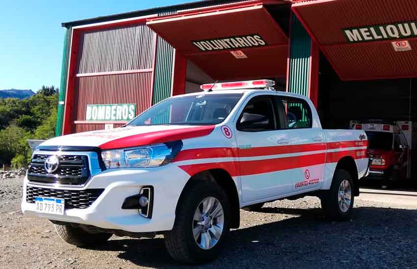 Los bomberos de Meliquina recibieron un nuevo móvil