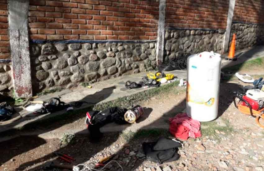 Robaron a Bomberos Voluntarios de Potrero de los Funes