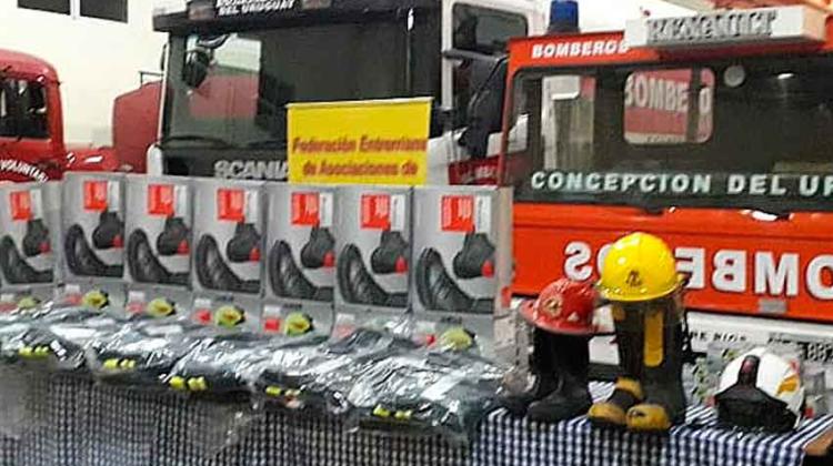 Nuevos equipos para Bomberos Concepción del Uruguay
