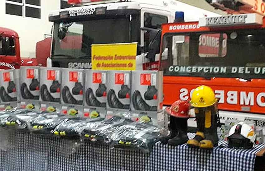 Nuevos equipos para Bomberos Concepción del Uruguay