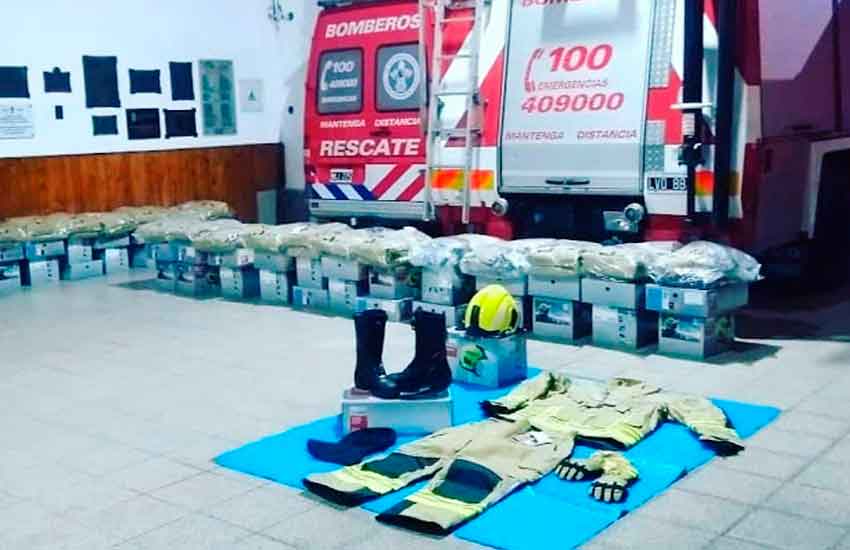 Bomberos de Corral de Bustos Ifflinger con nuevos equipos