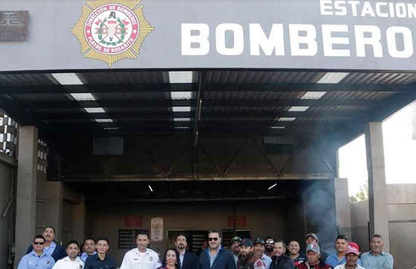 Reciben estación de bomberos remodelada en Primo Tapia