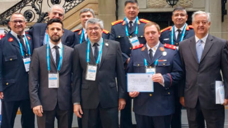 Entrega de la Acreditación a la Brigada USAR de Federación Córdoba