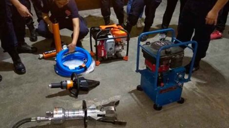 Nuevos equipos para Bomberos de 25 de Mayo