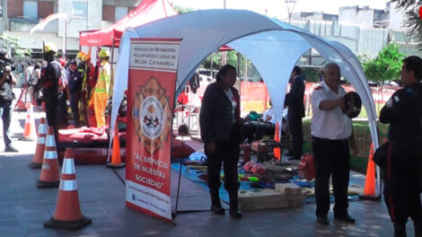 Muestra de equipamiento de Bomberos Voluntarios de Catamarca