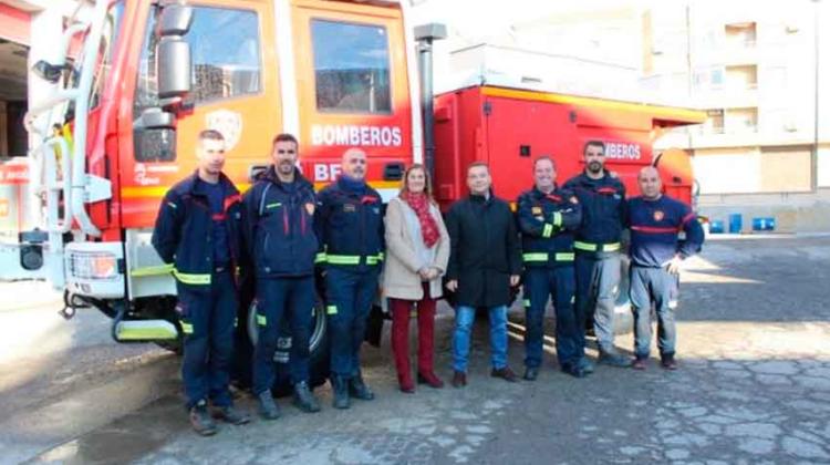 Nuevo vehículo para los bomberos de Andújar