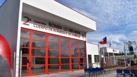 Bomba Lo Miranda inauguro su nuevo cuartel