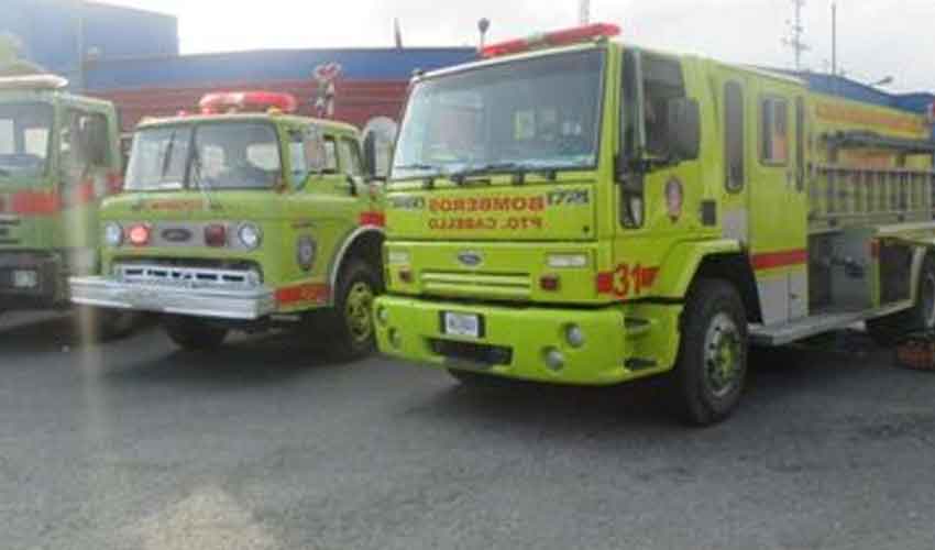 Muriò Bombero al caer al vacìo en cuartel de Puerto Cabello