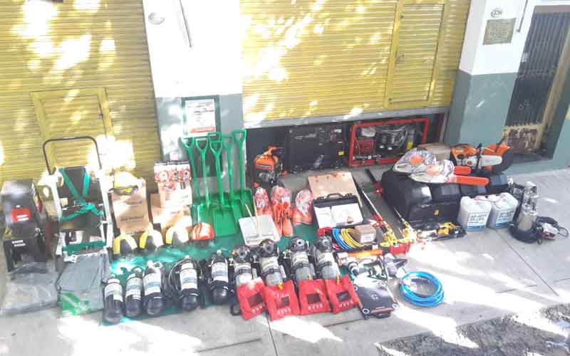 Bomberos Voluntarios de Soldati presentaron nuevos equipos