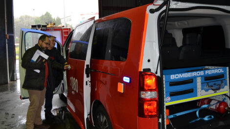 Nuevo vehículo para el cuerpo de Bomberos de Ferrol