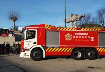 Bomberos de Burgos dispone de un nuevo camión nodriza