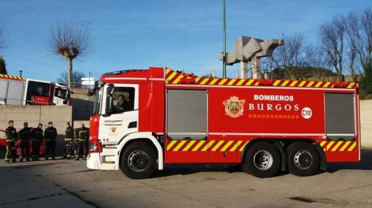 Bomberos de Burgos dispone de un nuevo camión nodriza