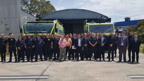 Bomberos Federales se incorporaron al aeropuerto