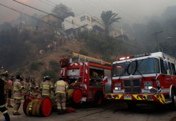 Incendios en Valparaíso podrían haber sido provocados