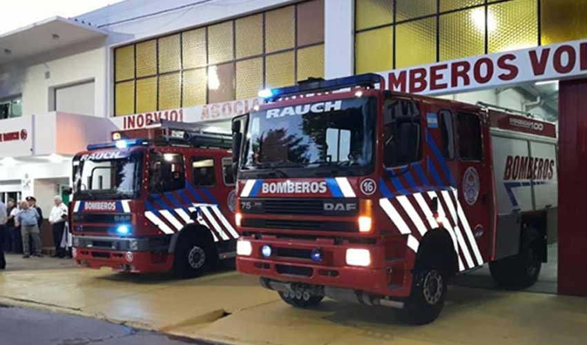 Bomberos Voluntarios de Rauch con dos nuevas unidades